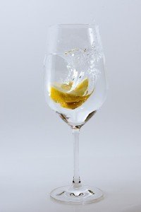 lemons in a glass